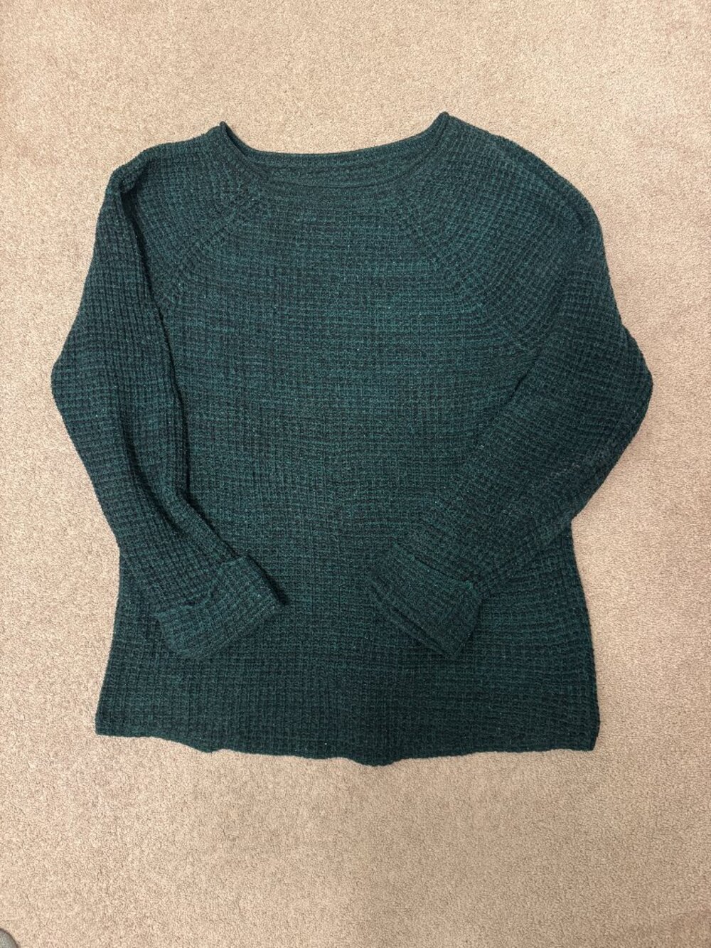 Style & Co. Sweater (Dark Green) - Petite Medium